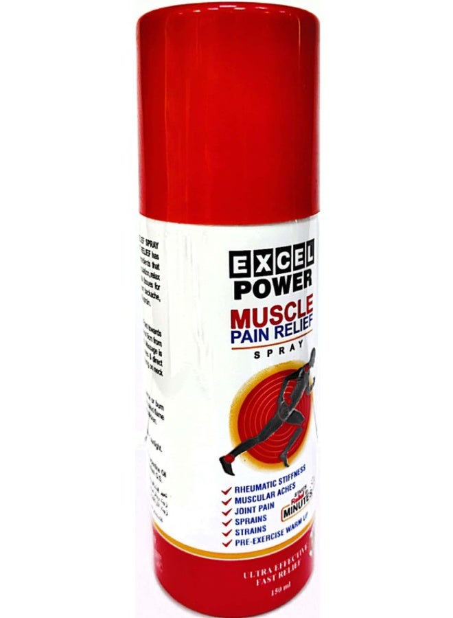 Excel Power Muscle Pain Relief Spray 150ml | Fast Acting & Deep Relief - Image 4
